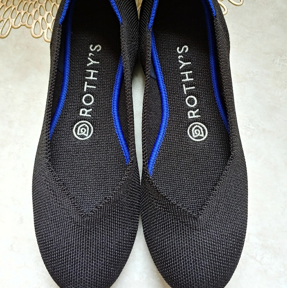Rothy's Solid Black flats
